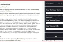 Advance Terms And Condition Generator Tool Script For Blogger Website