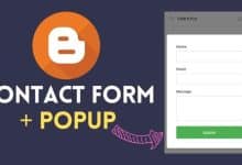 How To Add Contact Form In Blogger (Updated) 100%