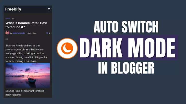 How To Enable Dark Mode in Blogger